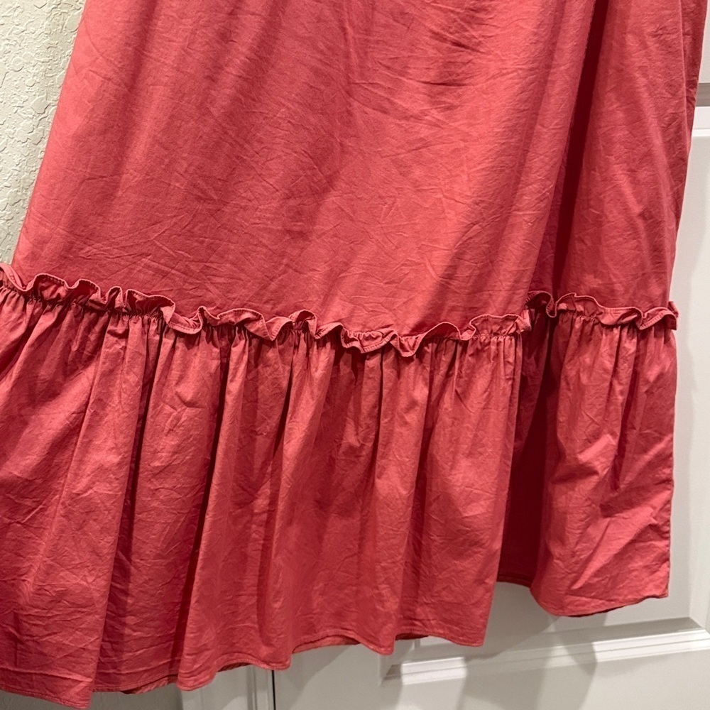 Donna Morgan Midi Ruffle Tiered Dress - Picture 8 of 13